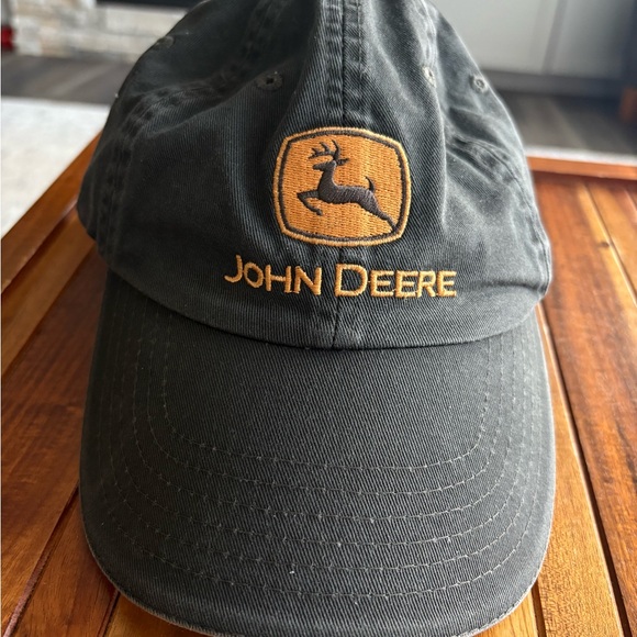 John Deere Black and Gold Logo Hat K Products
